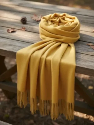 Echarpe Lumière - Amarelo Mostarda