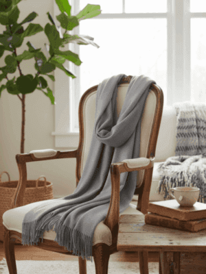 Echarpe Lumière - Cinza Claro