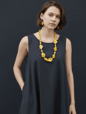 Inicio colar chunky com brincos