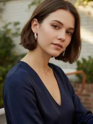 argolas classicas em aço prateadas