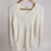 camisola felpuda branco puro m l