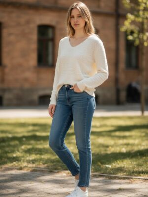 modelo camisola felpuda branco puro m l