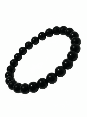 pulseira em pedra natural Ágata negra